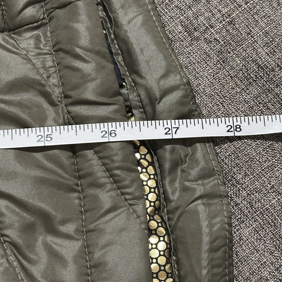 Columbia Jacket Womens Large Green Hooded Quilted Puffer Full Zip Thermal Coat - Picture 10 of 10